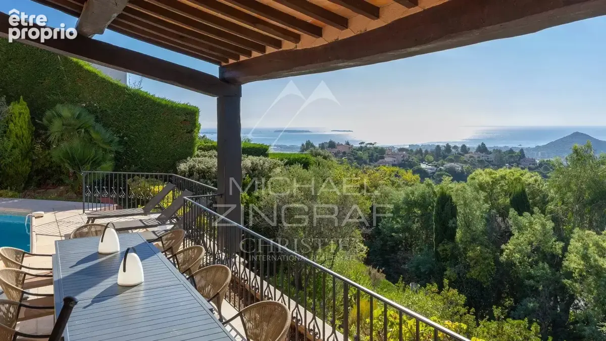 Mandelieu la napoule - propriété vue mer dans domaine privé - proche cannes - photo 2