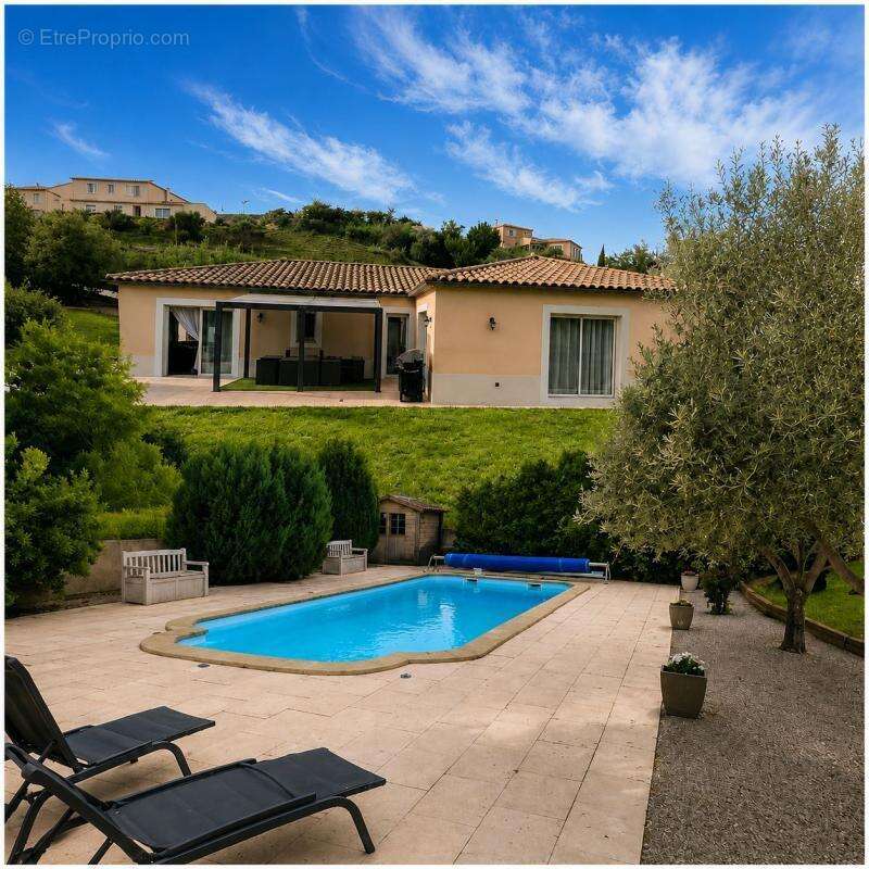 Villa plain pied sur les hauteurs de Limoux avec Piscine - photo 5