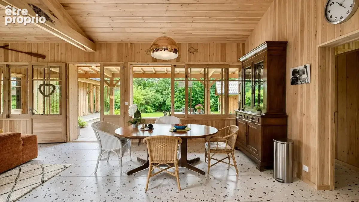 Ensemble immobilier dont villa ossature bois de type t4 de 165  +  dependance de 120 m2 - photo 7