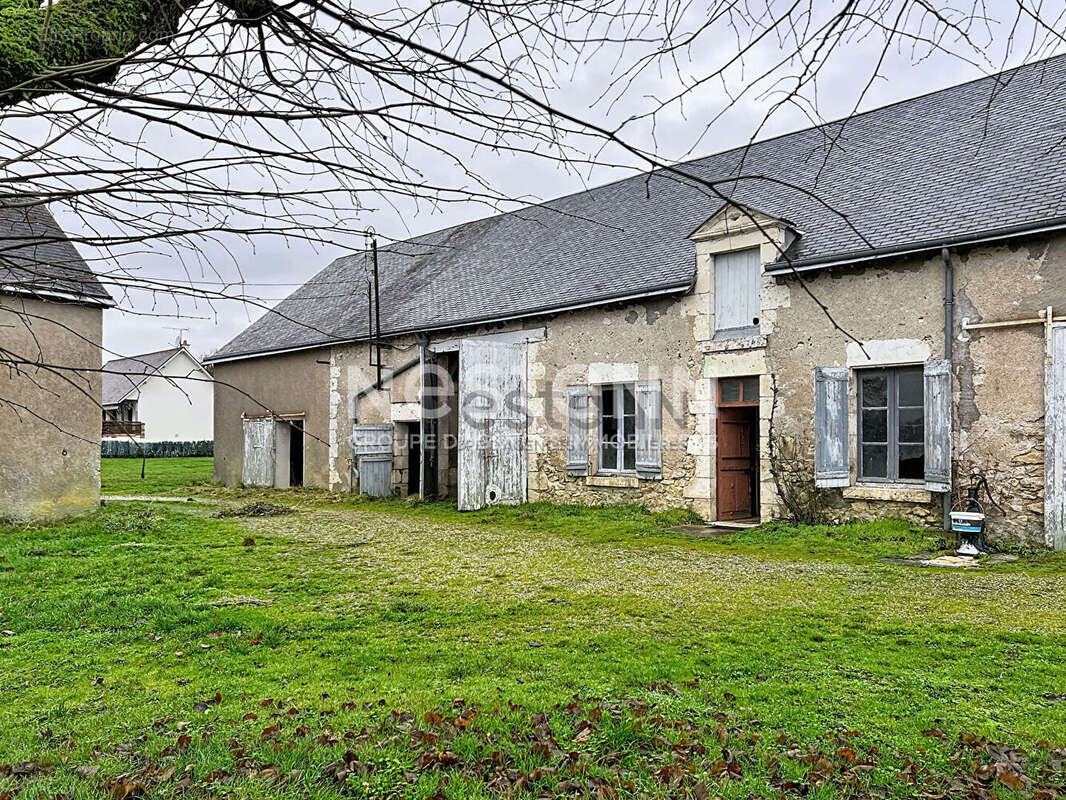 Chouzy sur Cisse - Longère de 206 m² à réhabiliter - combles aménageables - 3800 m² de terrain - photo 2