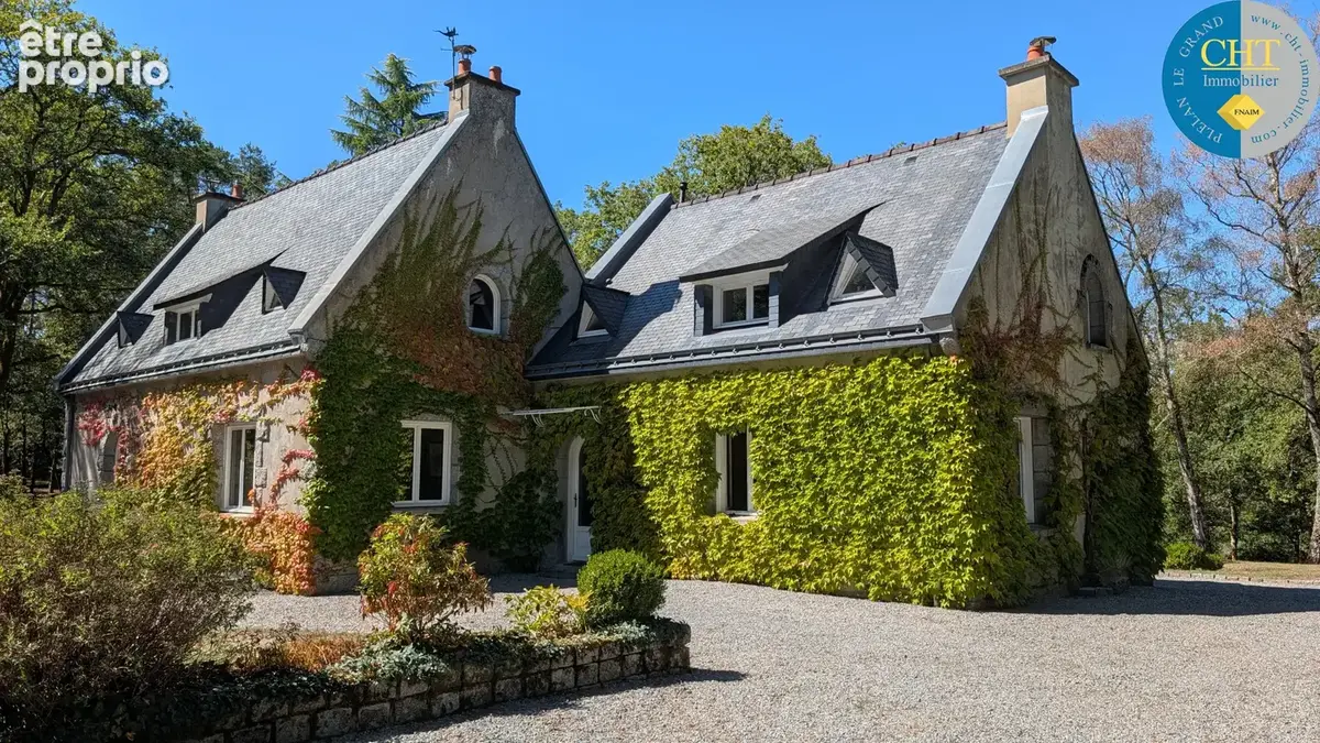Maison de caractère avec parc de 1,5 hectare à la justice - beignon (56380) avec cht immobilier - photo 2