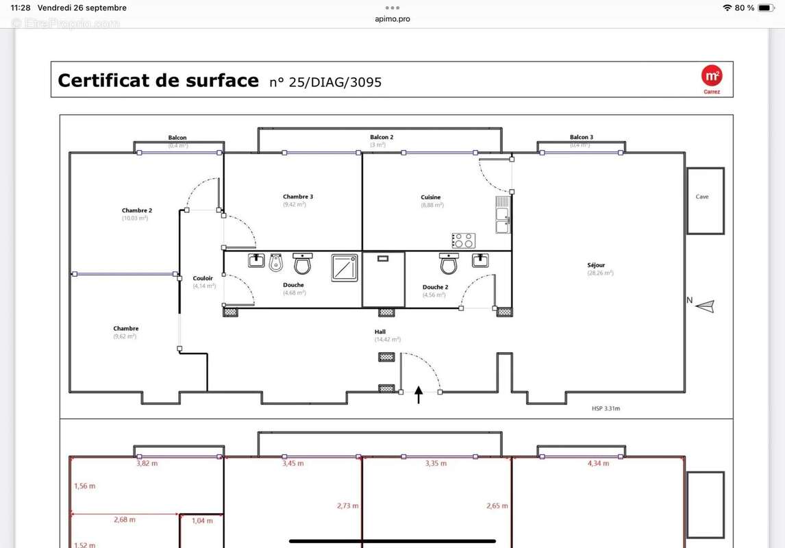 Appartement à MENTON