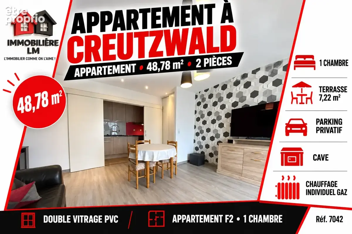 Appartement F2 avec terrasse, ascenseur, cave et parking - photo 1