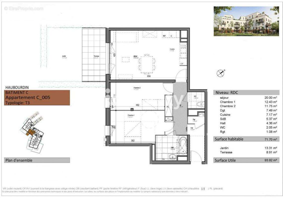 Appartement à HAUBOURDIN