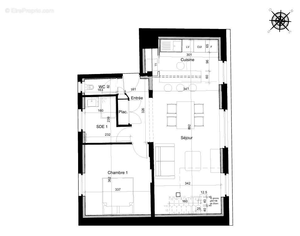 Appartement à DEAUVILLE