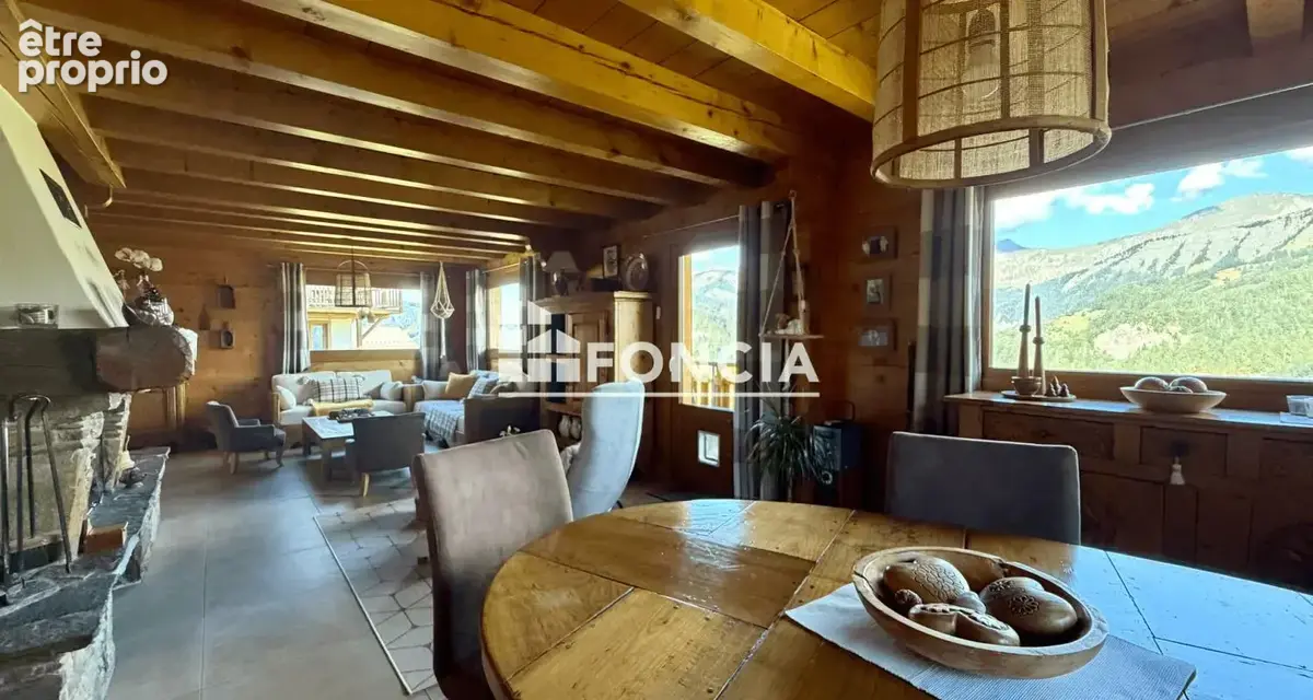 Magnifique chalet madrier avec vue panoramique à crest-voland - photo 4