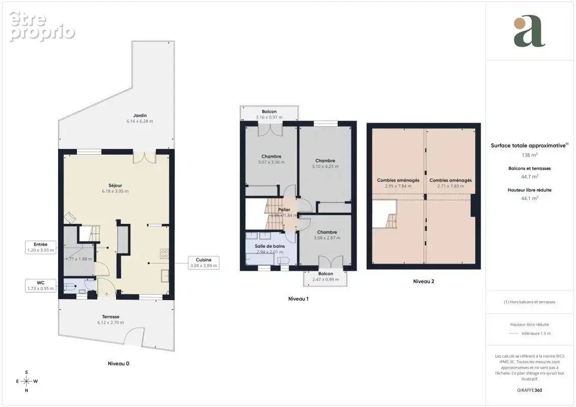 Villa mitoyenne 89m2 avec jardin, 3 chambres et accès piscine – Domaine sécurisé - en vente à Villeneuve-Loubet (06270) - photo 20