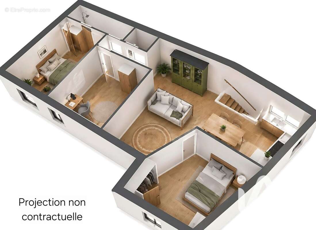 Photo 3 - Appartement à BASSE-GOULAINE