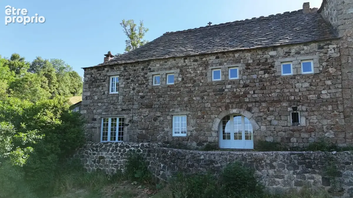 Authentique corps de ferme en pierre avec toit en lauze et vue panoramique - photo 17