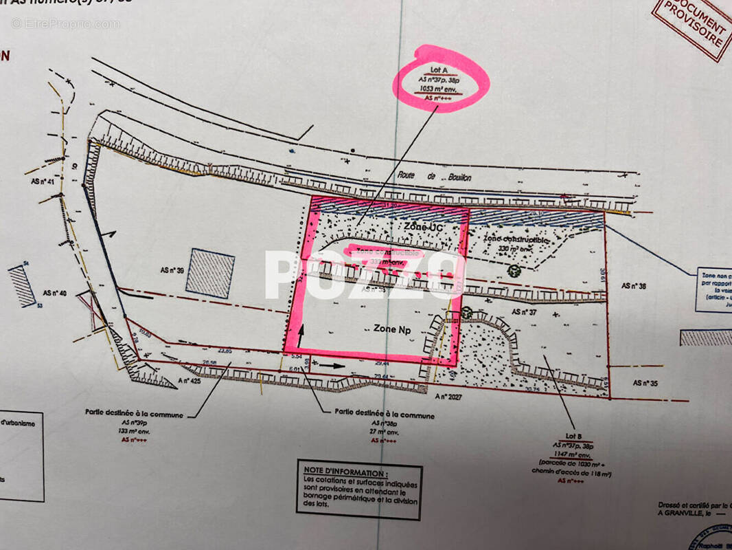 Terrain à JULLOUVILLE