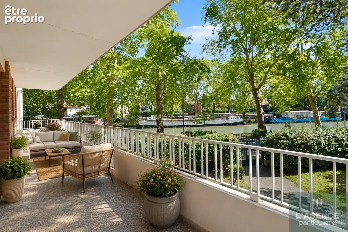 Appartement T4/5 de 122 m2 avec terrasse de plus de 30 m2   Vue sur le Canal du Midi   Quartier Busca - photo 2