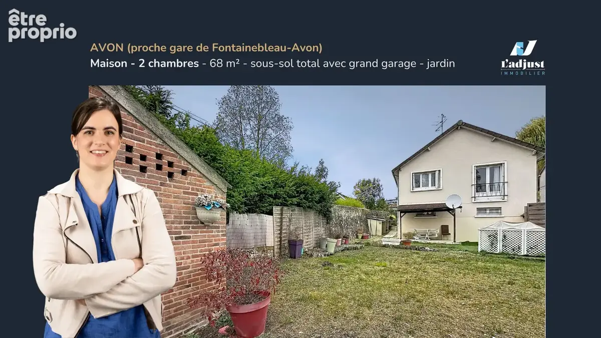 Avon, Maison indépendante avec jardin, garage et sous-sol total, à 6 min de la gare - photo 1