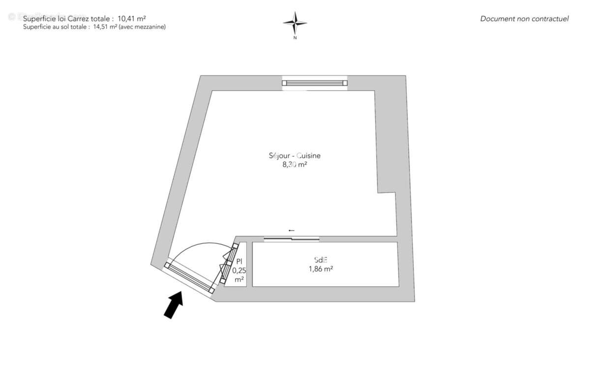 Appartement à PARIS-18E