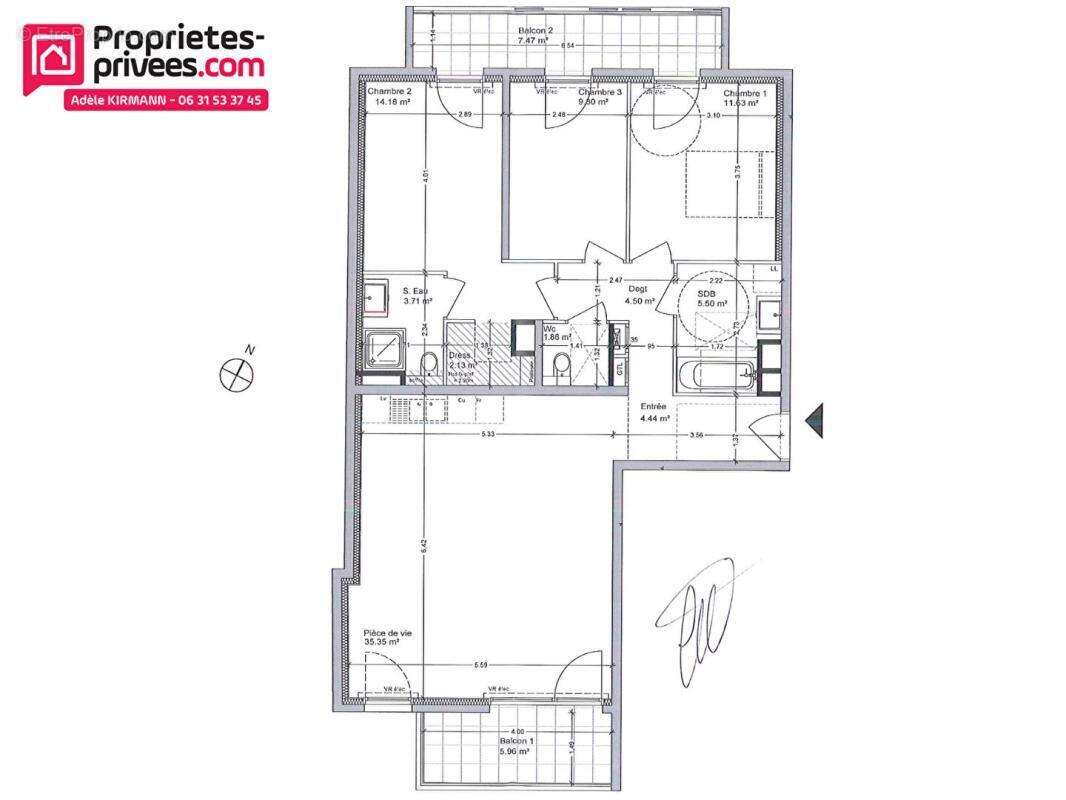 Appartement 92m2 4 pièces au centre de Valserhône 01200 - photo 4