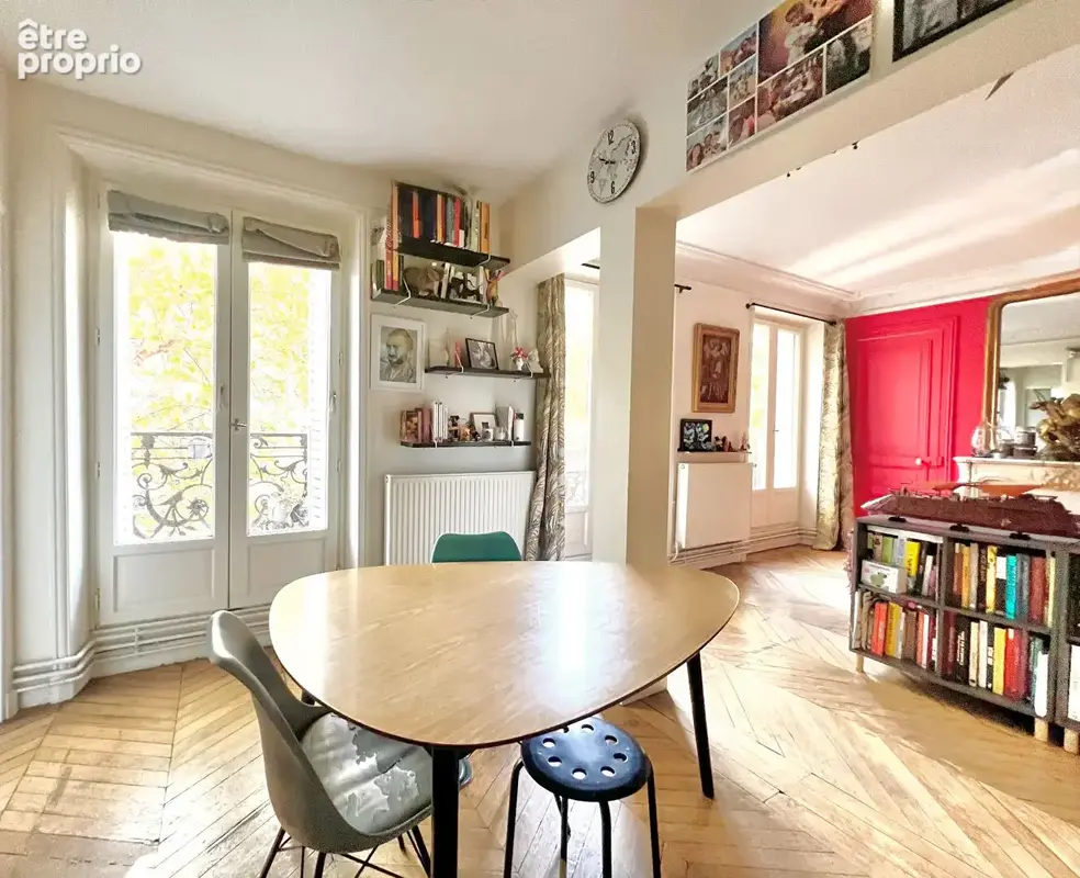 Paris 18ème - Bd.Barbès - 4P  3CH 73,37M2 Balcon filant 14M2 - photo 6