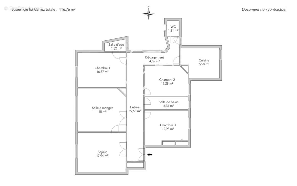 Appartement à PARIS-18E