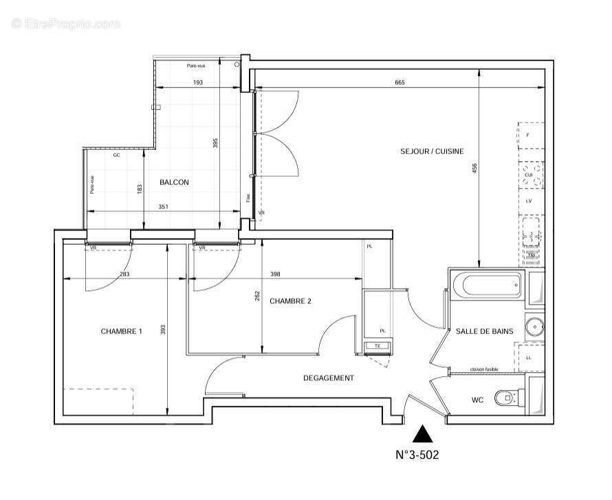 Appartement à MARSEILLE-8E