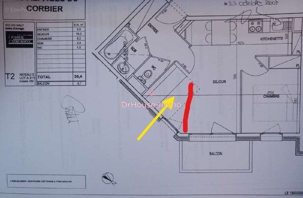 Appartement 40 m² à Villarembert  - photo 4