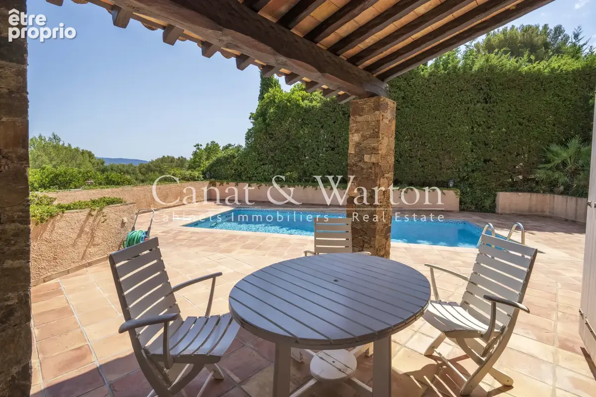 Sous compromis: domaine sécurisé à cavalaire, villa avec vue mer & piscine - photo 3