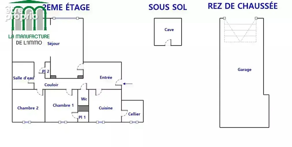 Saint etienne bellevue - appartement t4  traversant et lumineux de 79,28m² avec 2 chambres + garage + cave - photo 20