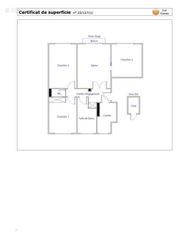 Appartement à PARIS-20E