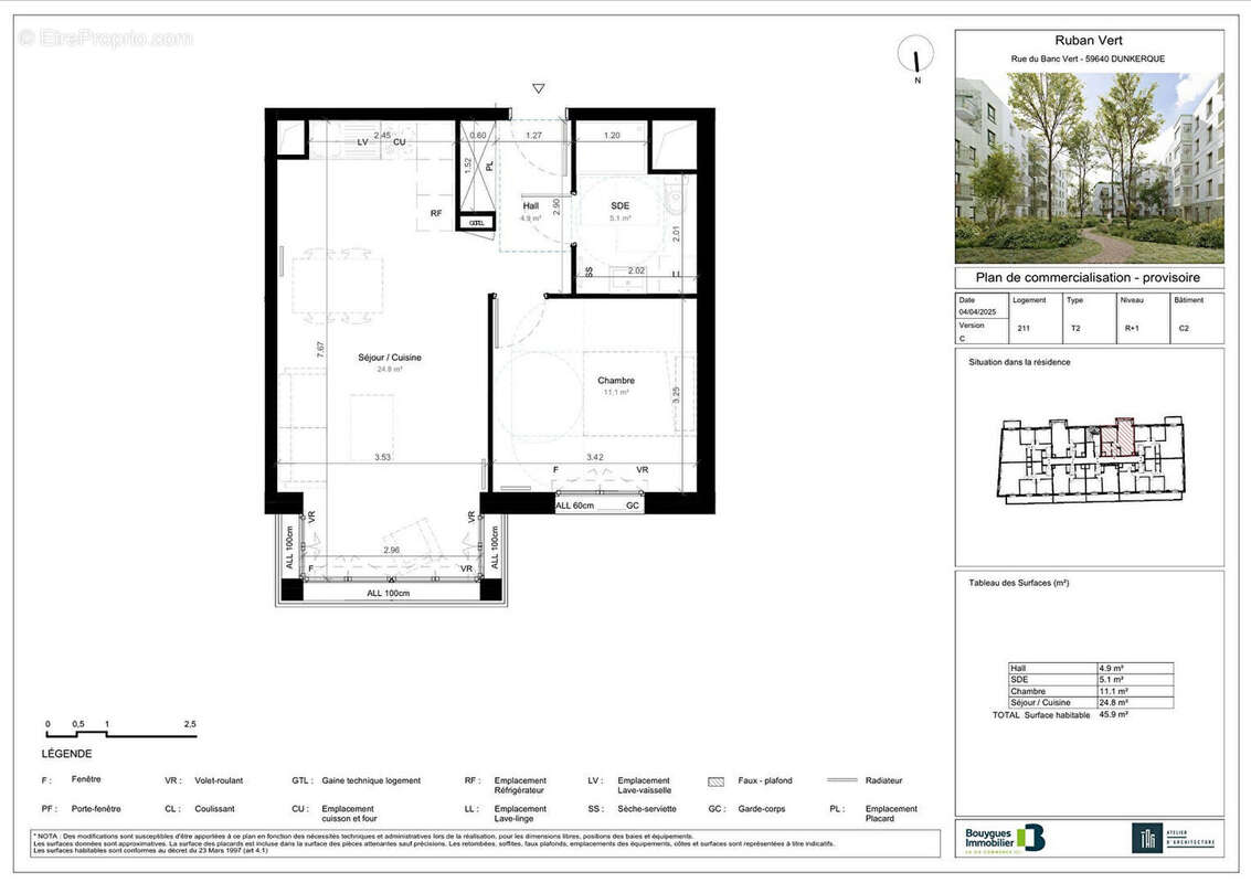 Appartement à DUNKERQUE