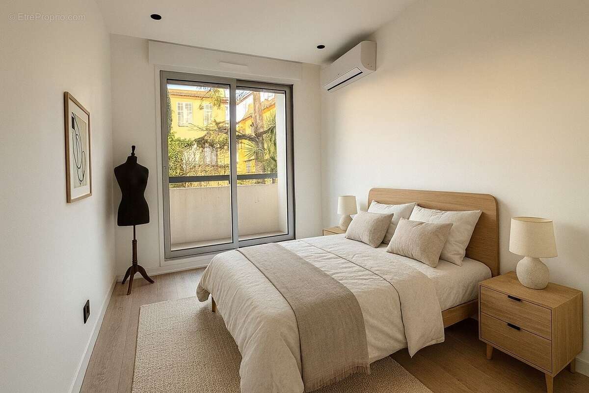 Alpes- maritimes(06) nice - gambetta park  a vendre 3 pieces traversant avec terrasse et jardin privatif de 50 m² - photo 5