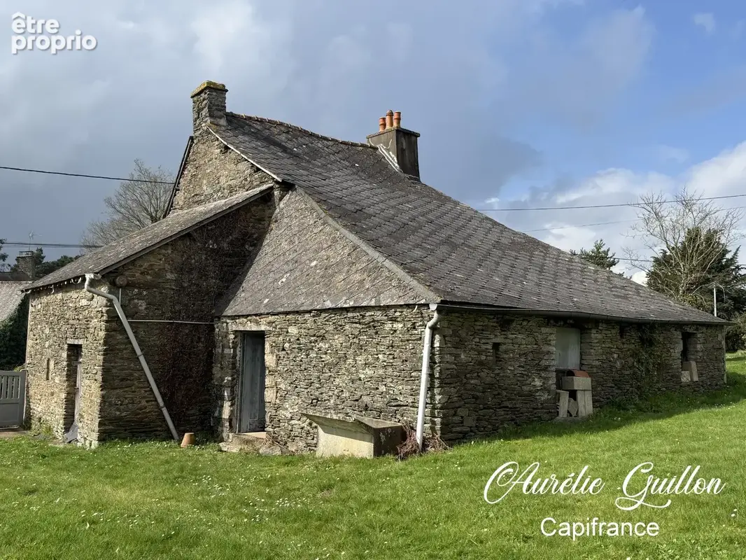 Maison en pierre à réhabiliter – terrain constructible 1 300 m², garage – Ploërmel - photo 10