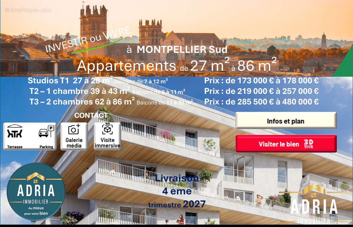 Appartement à MONTPELLIER