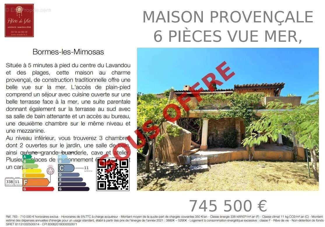 Maison à BORMES-LES-MIMOSAS