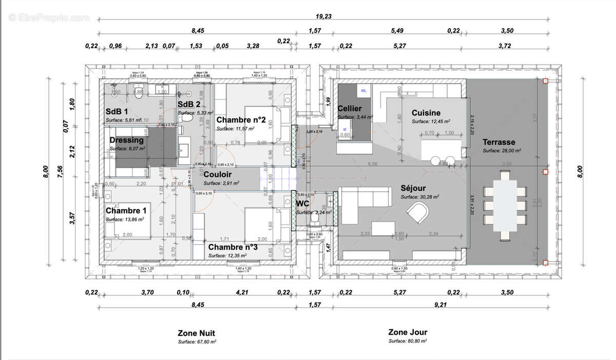 Maison à PETIT-BOURG