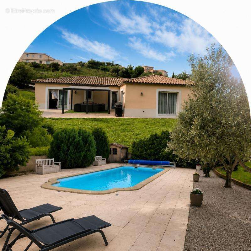 Villa plain pied sur les hauteurs de Limoux avec Piscine - photo 21