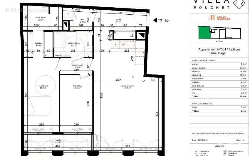 Appartement 90 m² à Paris-17e  - photo 5
