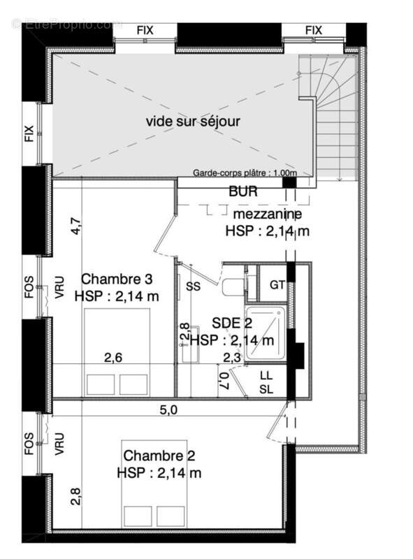 Appartement 99 m² à Lorient  - photo 5