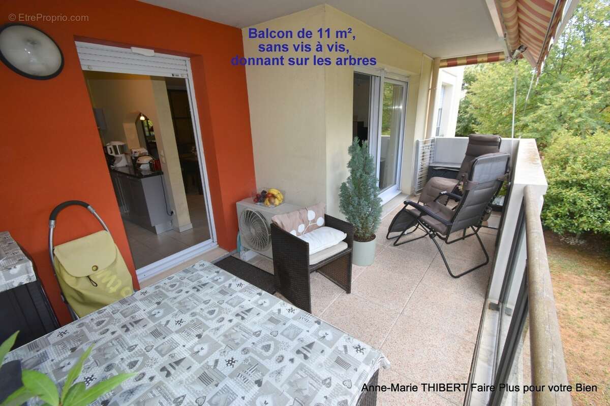 Appartement à vendre 3 pièces MEYZIEU (69) avec balcon, cave et garage - photo 7