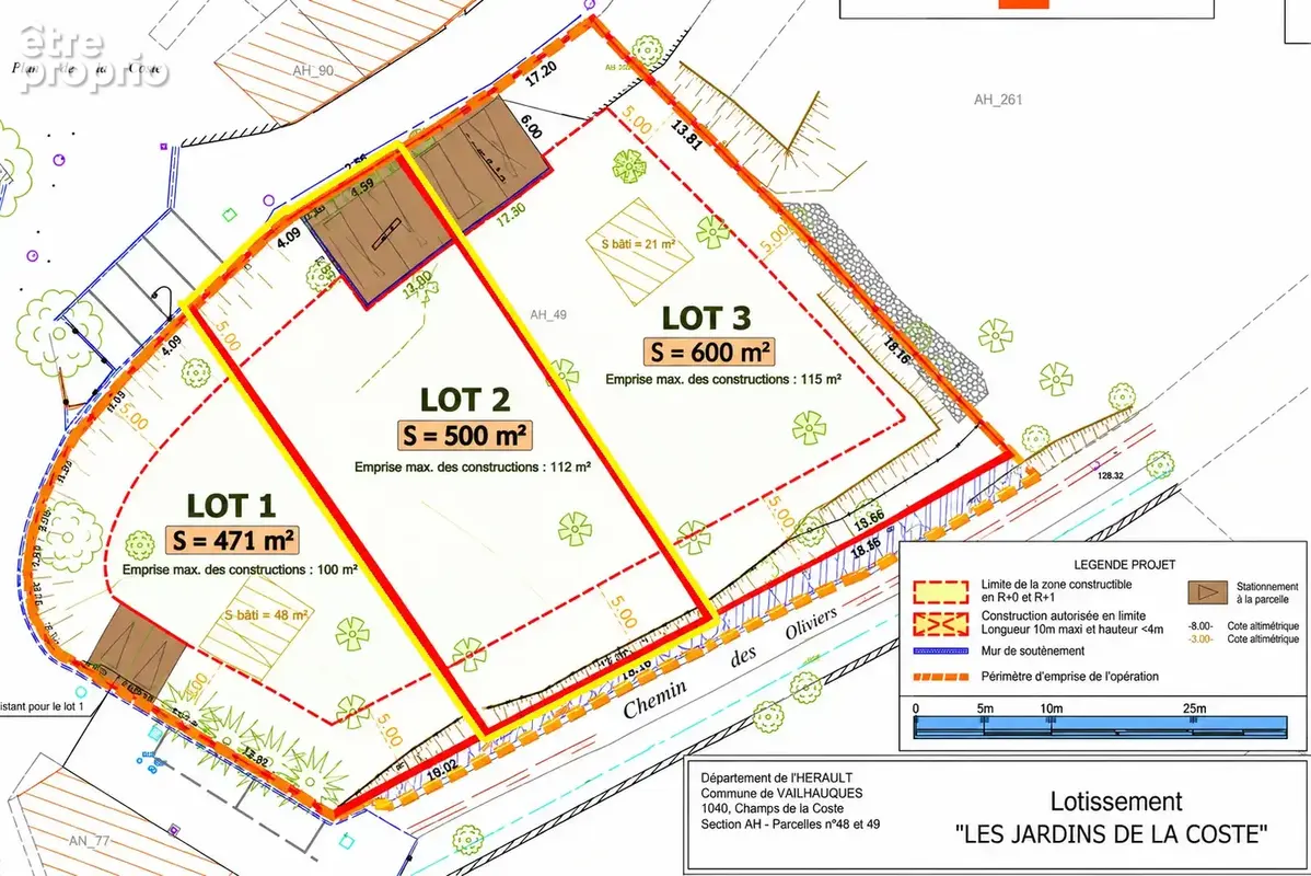 Terrain viabilisé 500m2 - libre constructeur - photo 2