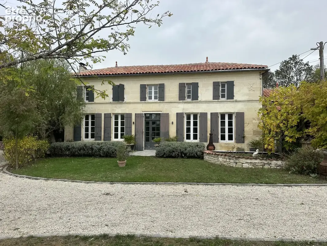 Mons, 13km de Cognac, demeure de charme avec 2 gîtes et piscine. - photo 1