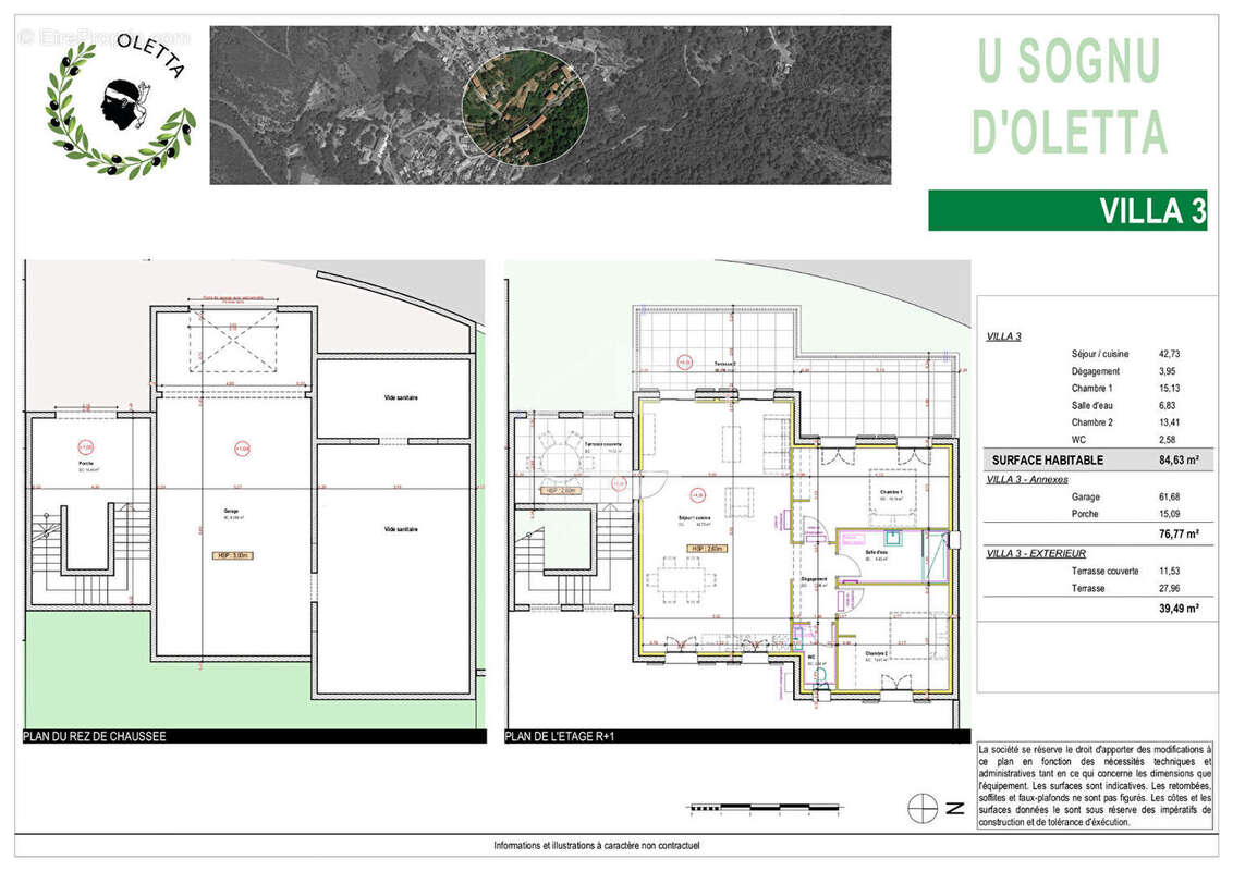 Programme U Sognu d'Oletta - Maison T3 avec garage - photo 2