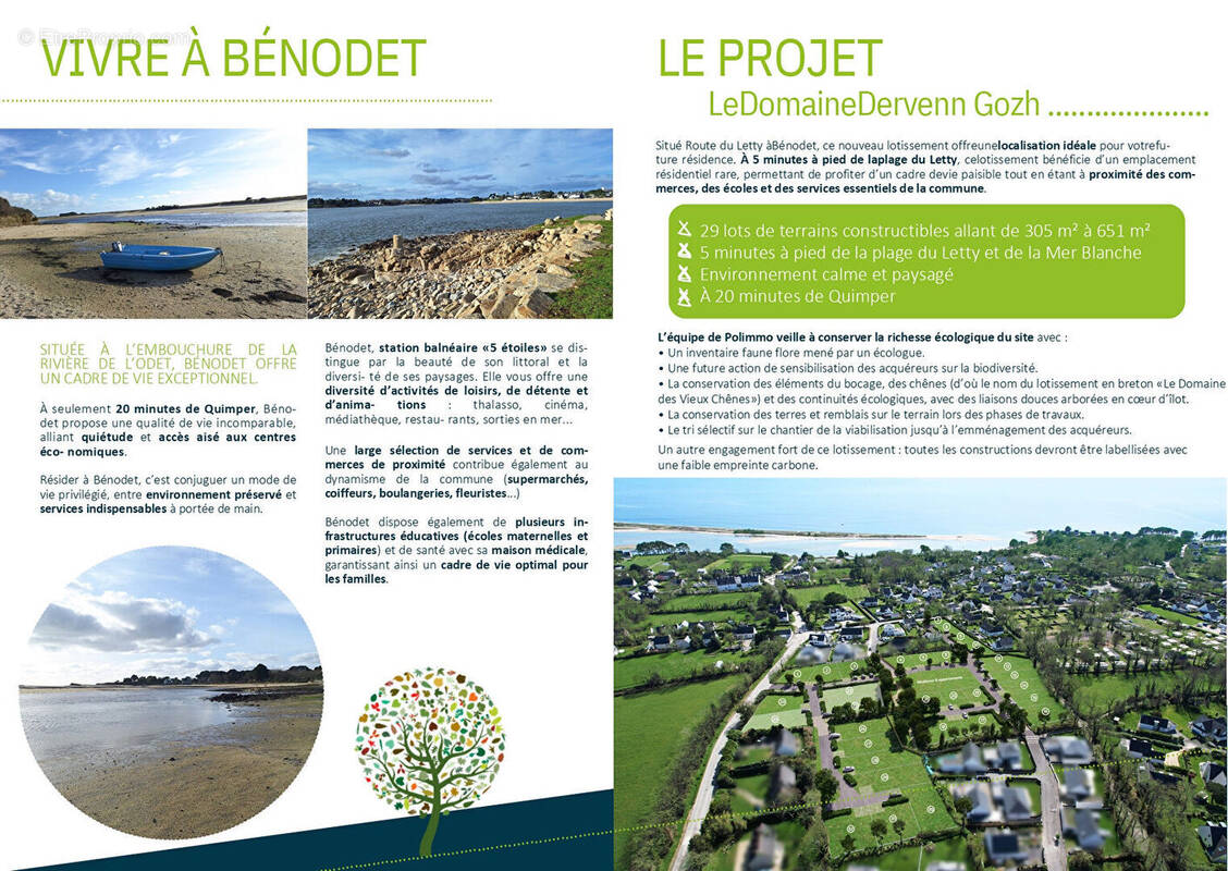 Terrain à BENODET