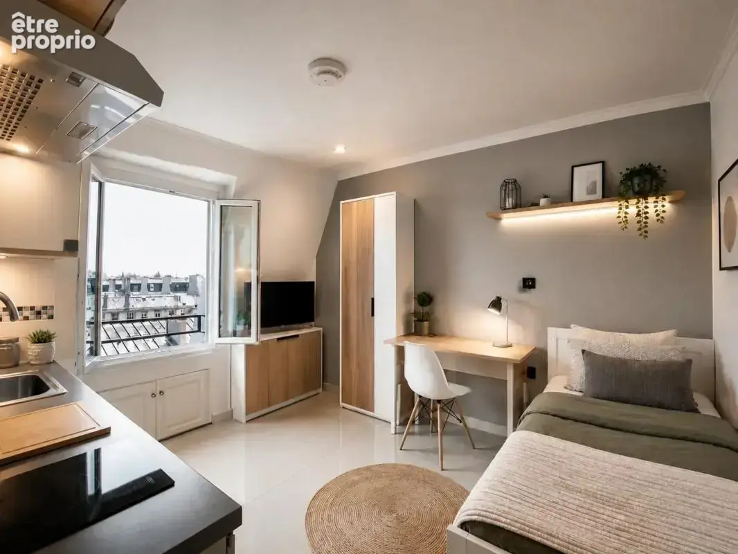 Appartement 1 pièce de 12,6 m² - Paris 10e arrondissement - photo 9