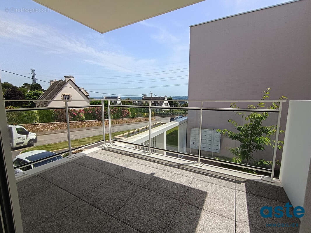 Vue mer, Balcon, Cuisine aménagée, Cuisine équipée, Ascenseur, Neuf, 2025, T2, Type 2, Sud-Est, Le Rody, Guipavas, Brest, Plain-pied, PMR, Investissement, Premier achat, Sans travaux - Appartement à GUIPAVAS