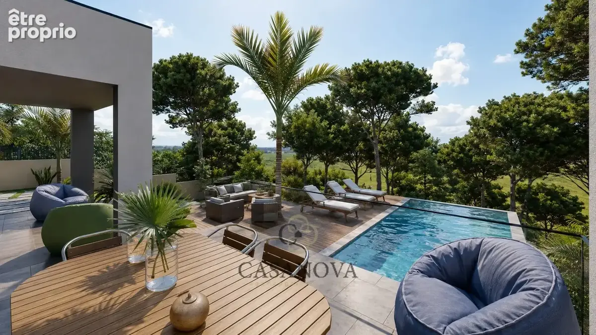 Villa contemporaine 357 m² avec piscine et vues dégagées Saint-Clément-de-Rivière - photo 6