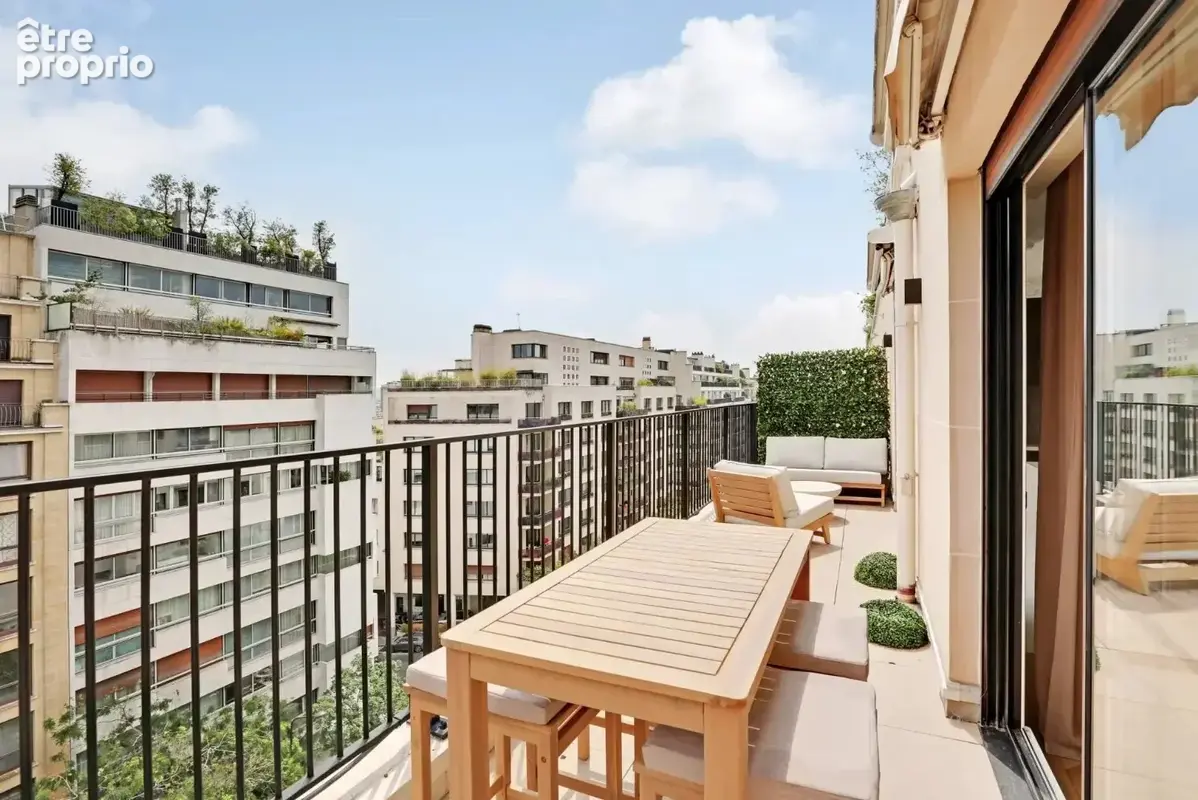 Appartement - terrasse - passy / trocadero - photo 4