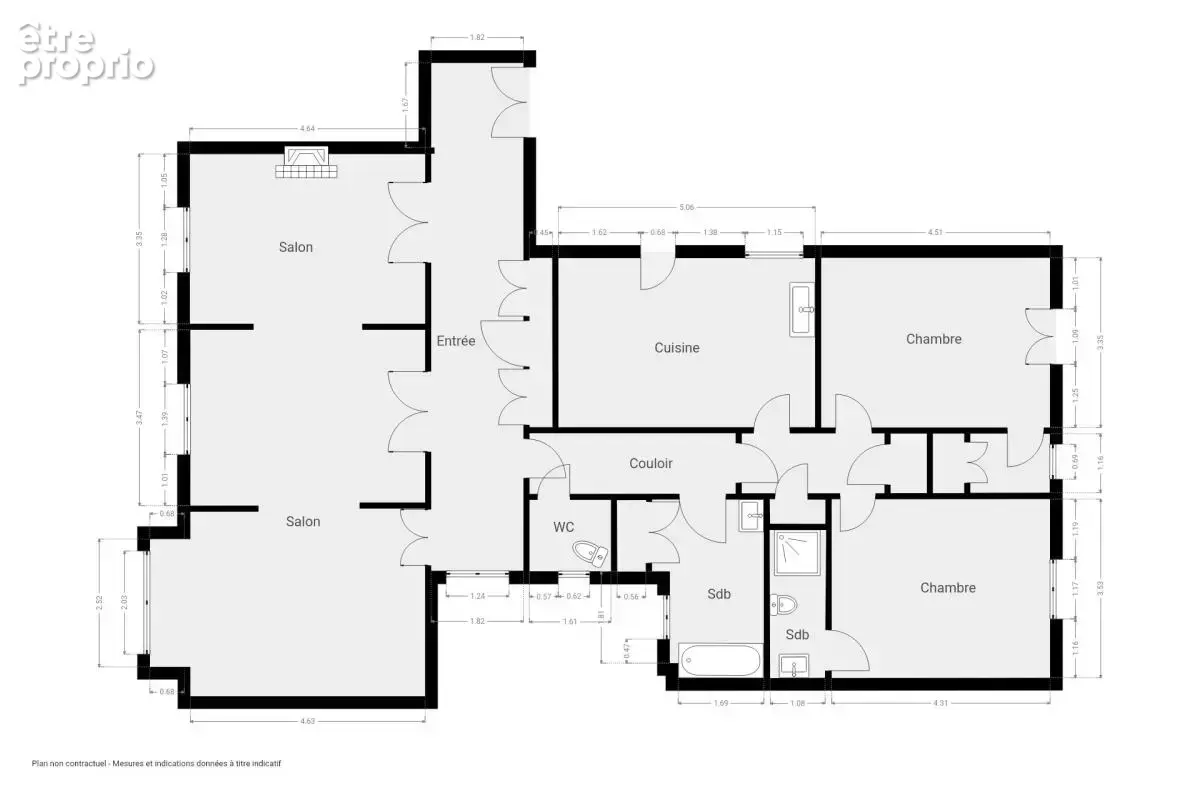 Spacieux 5 pièces de 143 m² - vue sur le parc des Buttes-Chaumont - photo 10