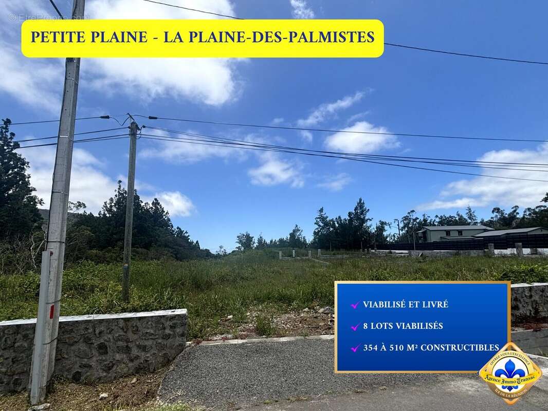 Terrain à LA PLAINE-DES-PALMISTES