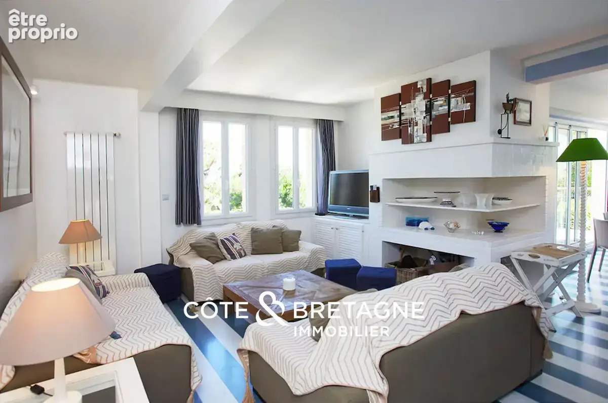 Saint-Quay-Portrieux   La Comtesse  Maison de caractère avec vue mer et piscine  Réf : 2026162 - photo 4