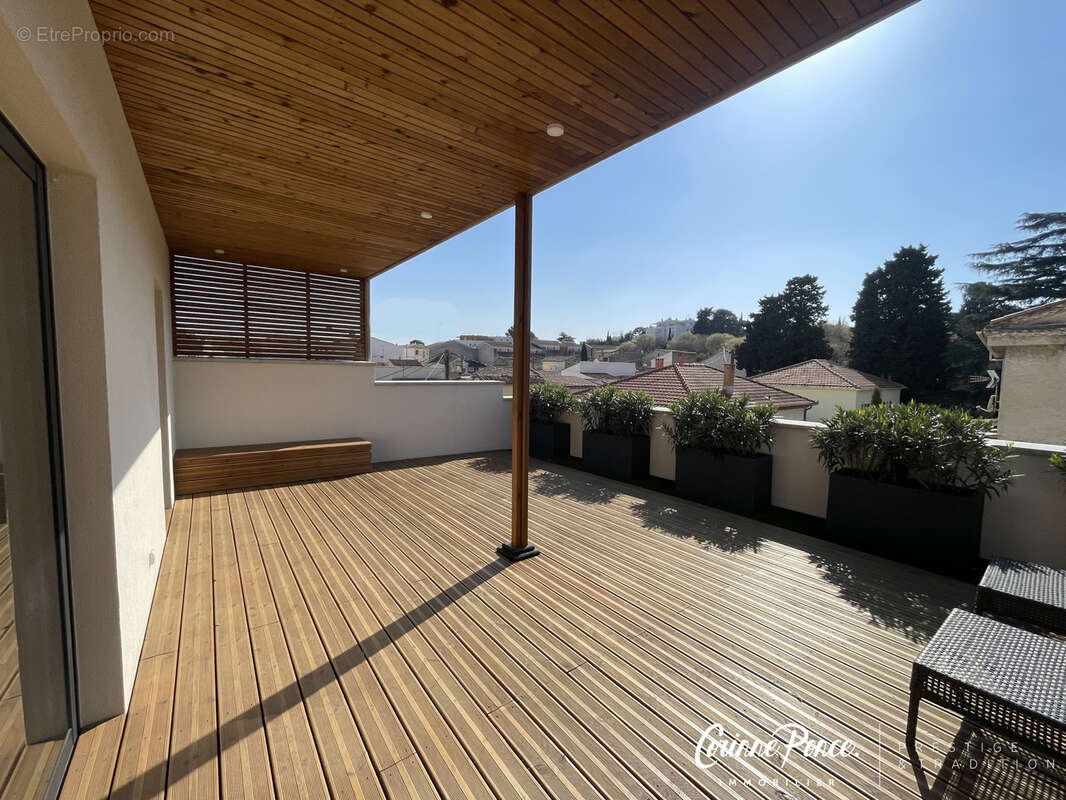 Nimes maison de ville contemporaine neuve corinne ponce immobilier - photo 2