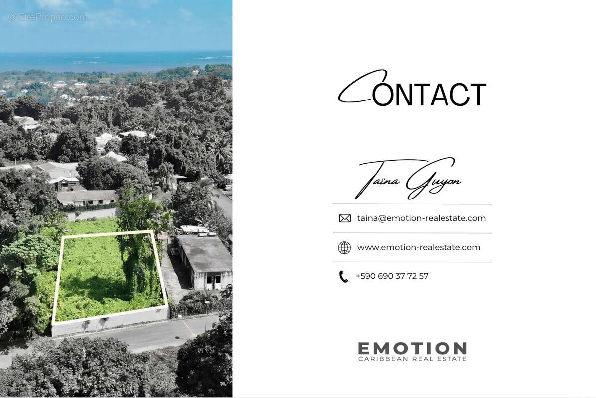 Terrain à PETIT-BOURG