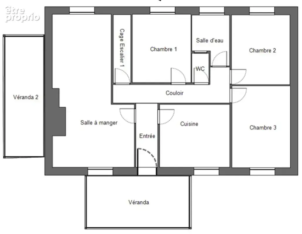 29530 Plonevez du Faou maison plain pied 3 chambres sous sol au calme, vue, source, hangar - photo 12