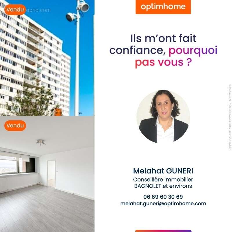 Appartement à BAGNOLET